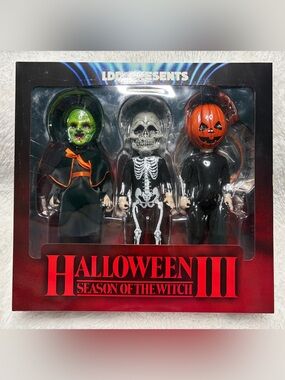BNIB LIVING DEAD DOLLS HALLOWEEN III SEASON OF THE WITCH TRICK-OR-TREAT SET